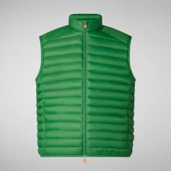 Menn Save The Duck Manns Vattert Gilet Adam I Regnskoggront