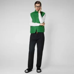 Menn Save The Duck Manns Vattert Gilet Adam I Regnskoggront