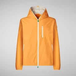 Menn Save The Duck Mannsjakke David In Sunshine Orange