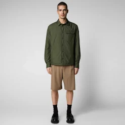 Menn Save The Duck Mannsjakke Jani In Dusty Olive