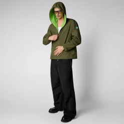 Menn Save The Duck Mannsjakke Zayn In Dusty Olive