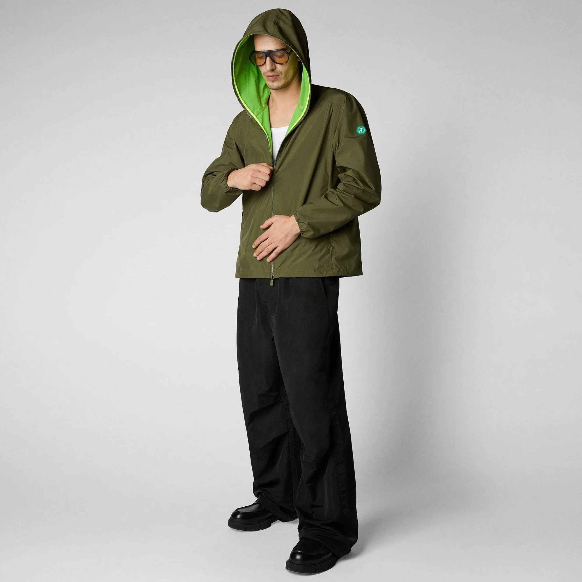 Menn Save The Duck Mannsjakke Zayn In Dusty Olive