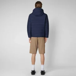Menn Save The Duck Man'S Animal Free Puffer Cael I Marinebla
