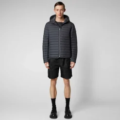Menn Save The Duck Man'S Animal Free Puffer Cael I Storm Grey
