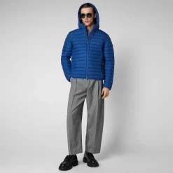 Menn Save The Duck Man'S Animal Free Puffer Cael I Snorkel Bla