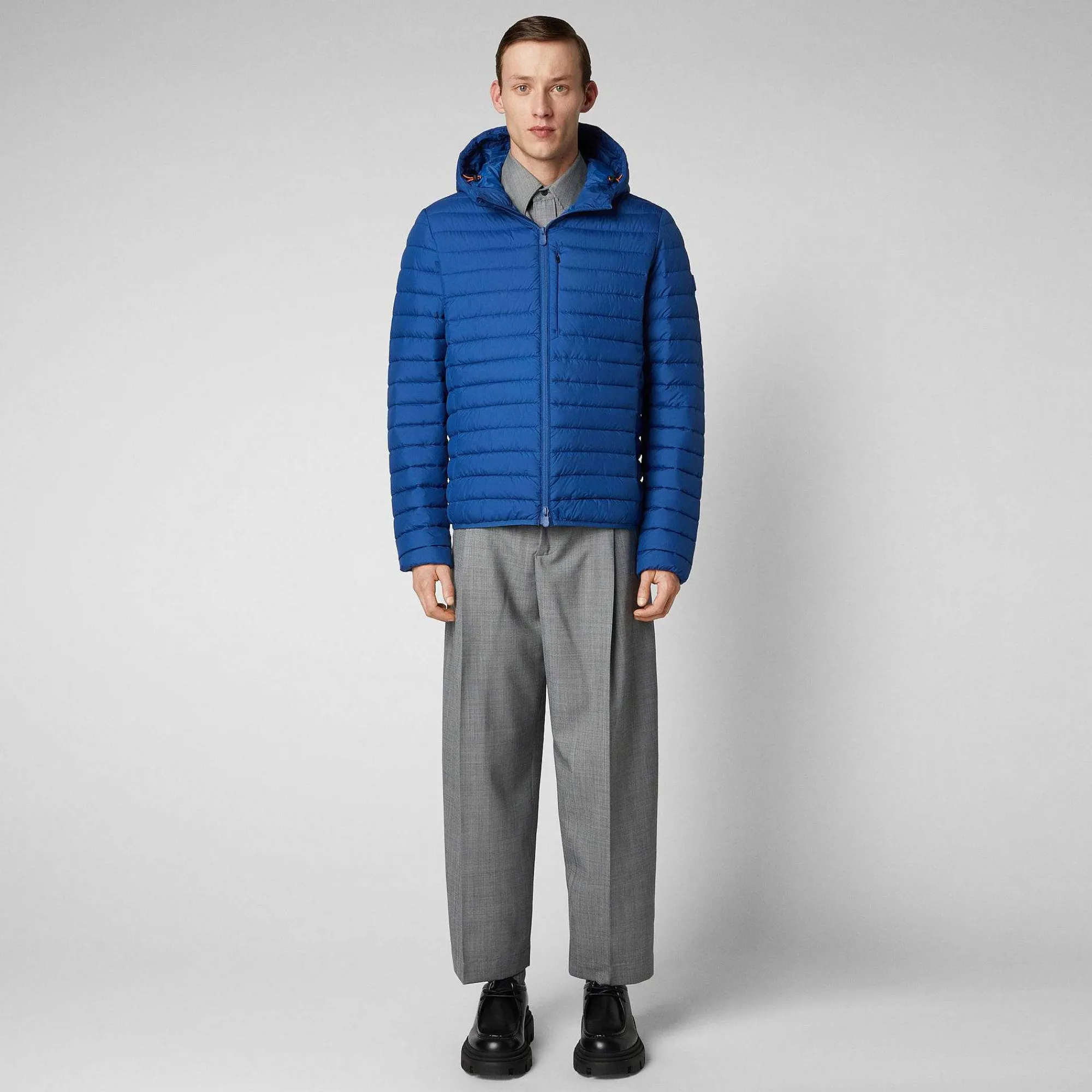 Menn Save The Duck Man'S Animal Free Puffer Cael I Snorkel Bla