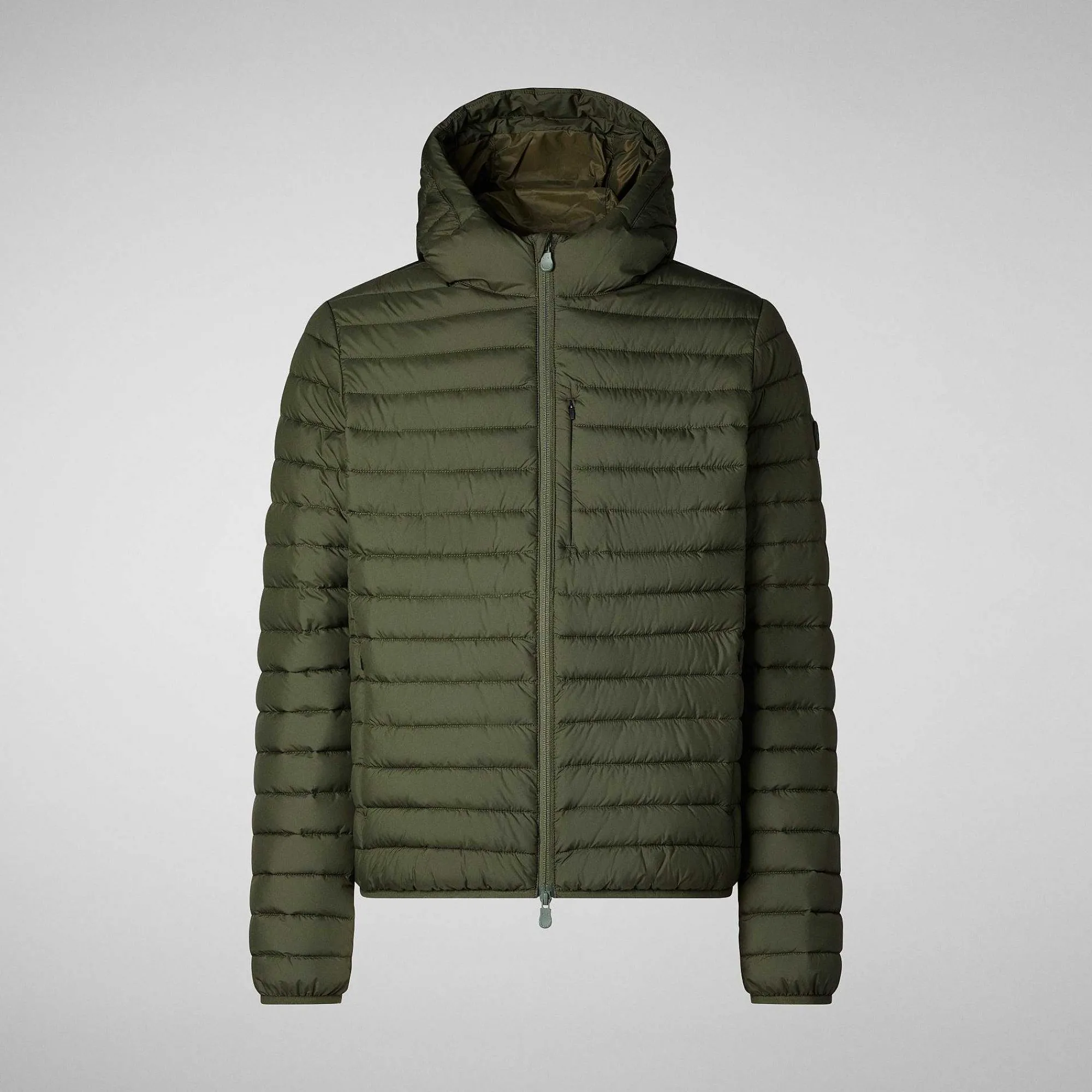 Menn Save The Duck Man'S Animal Free Puffer Cael I Stovete Oliven