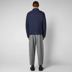 Menn Save The Duck Man'S Animal Free Puffer Cole I Marineblatt