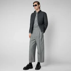 Menn Save The Duck Man'S Animal Free Puffer Cole I Storm Grey
