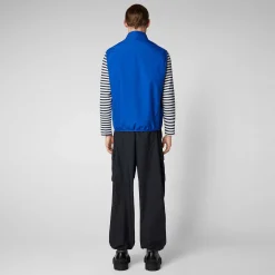 Menn Save The Duck Man'S Vest Mars I Cyber Blue