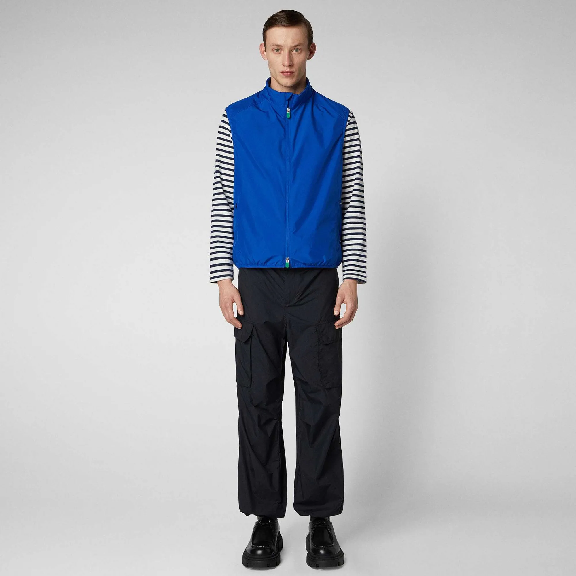 Menn Save The Duck Man'S Vest Mars I Cyber Blue