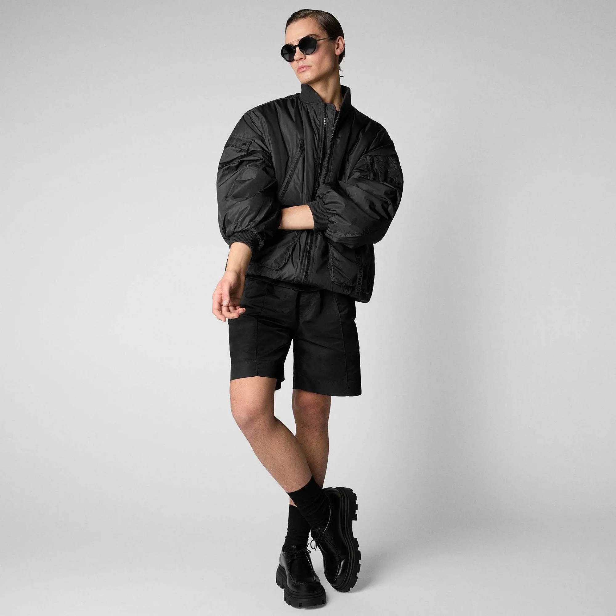 Kvinner Save The Duck Unisex Bomberjakke Ciara I Svart
