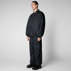 Kvinner Save The Duck Unisex Bomberjakke Usher I Nattblatt