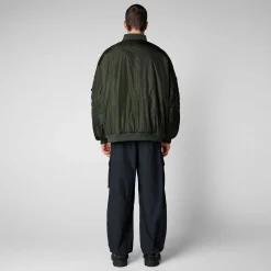 Kvinner Save The Duck Unisex Bomberjakke Usher I Furugronn
