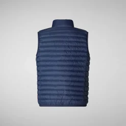 Gutt Save The Duck Unisex Dolin Barnevest I Marineblatt