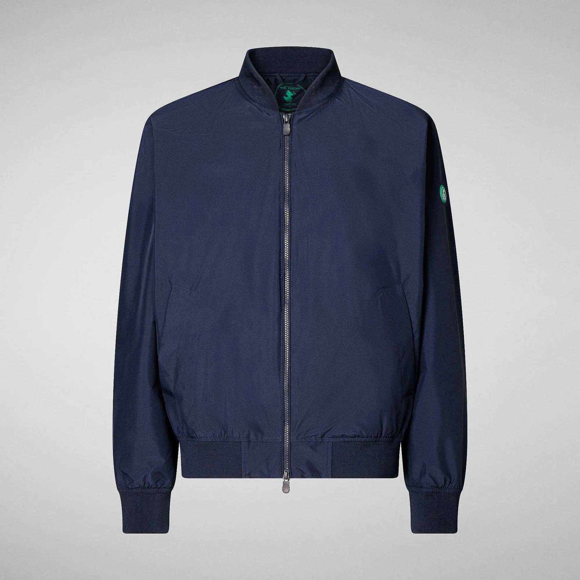 Kvinner Save The Duck Unisex Jakke Olen I Marinebla