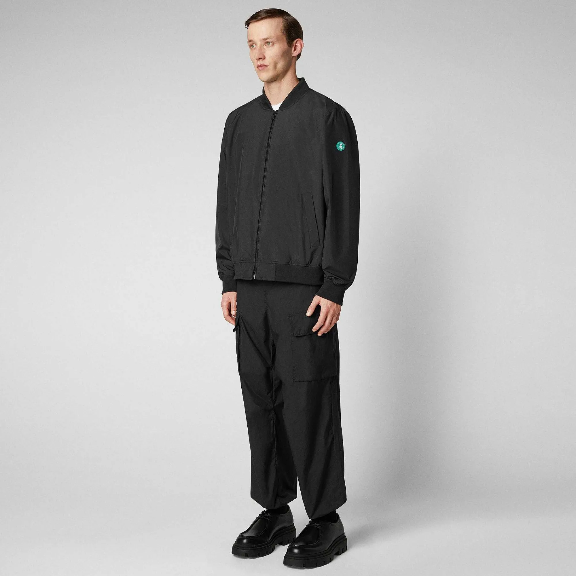Kvinner Save The Duck Unisex Jakke Olen I Svart