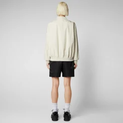 Kvinner Save The Duck Unisex Jakke Olen In Shore Beige