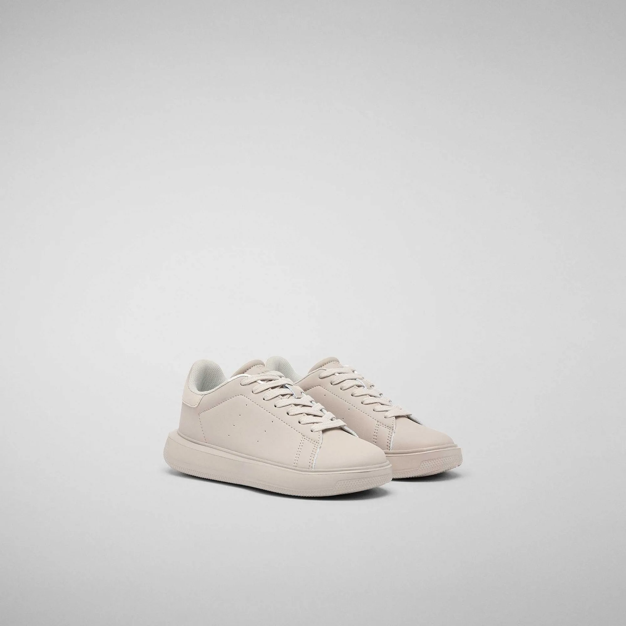 Kvinner Save The Duck Unisex Joggesko Nola I Regnaktig Beige