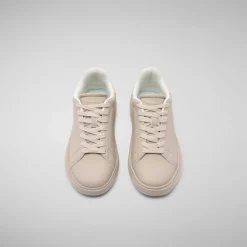 Kvinner Save The Duck Unisex Joggesko Nola I Regnaktig Beige