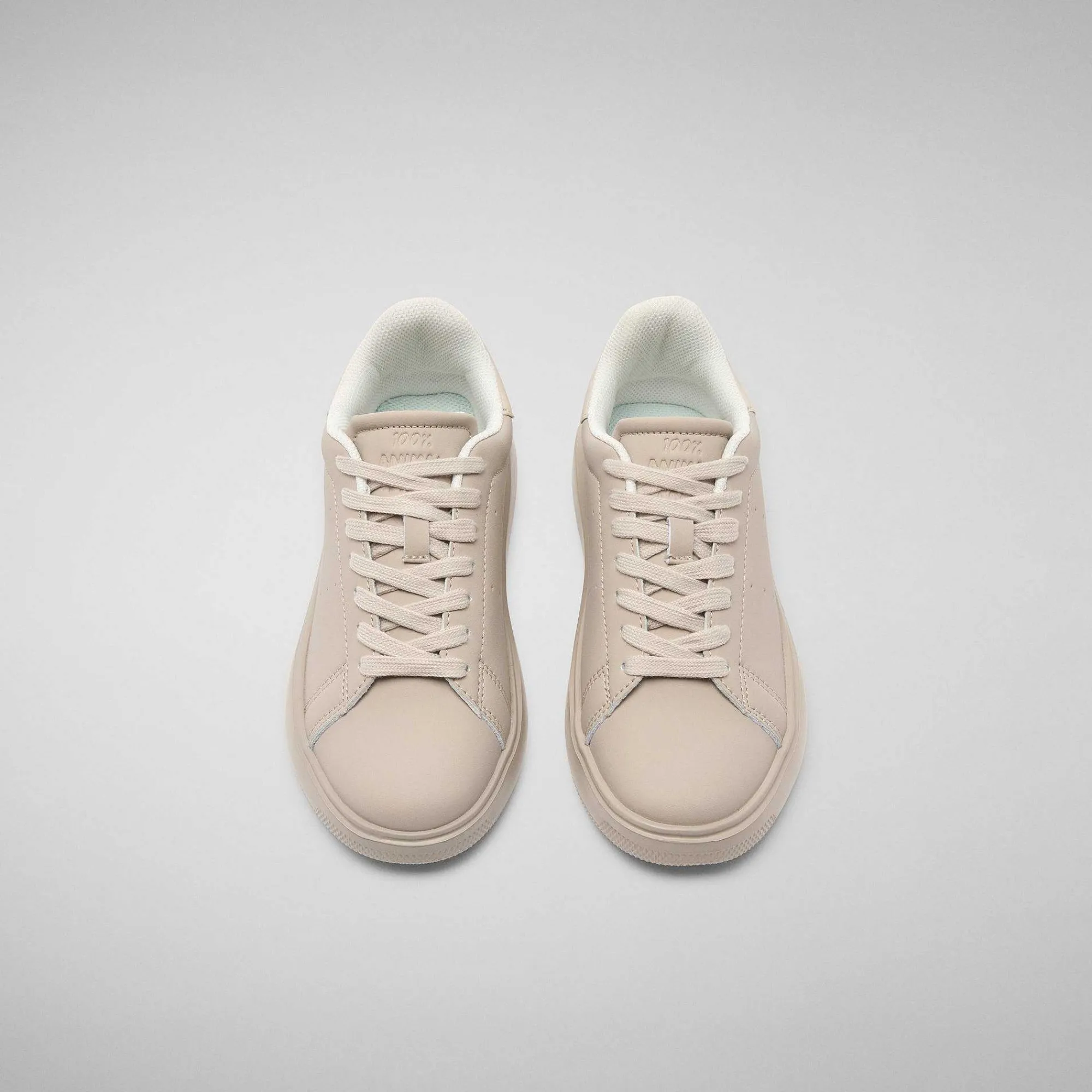 Kvinner Save The Duck Unisex Joggesko Nola I Regnaktig Beige