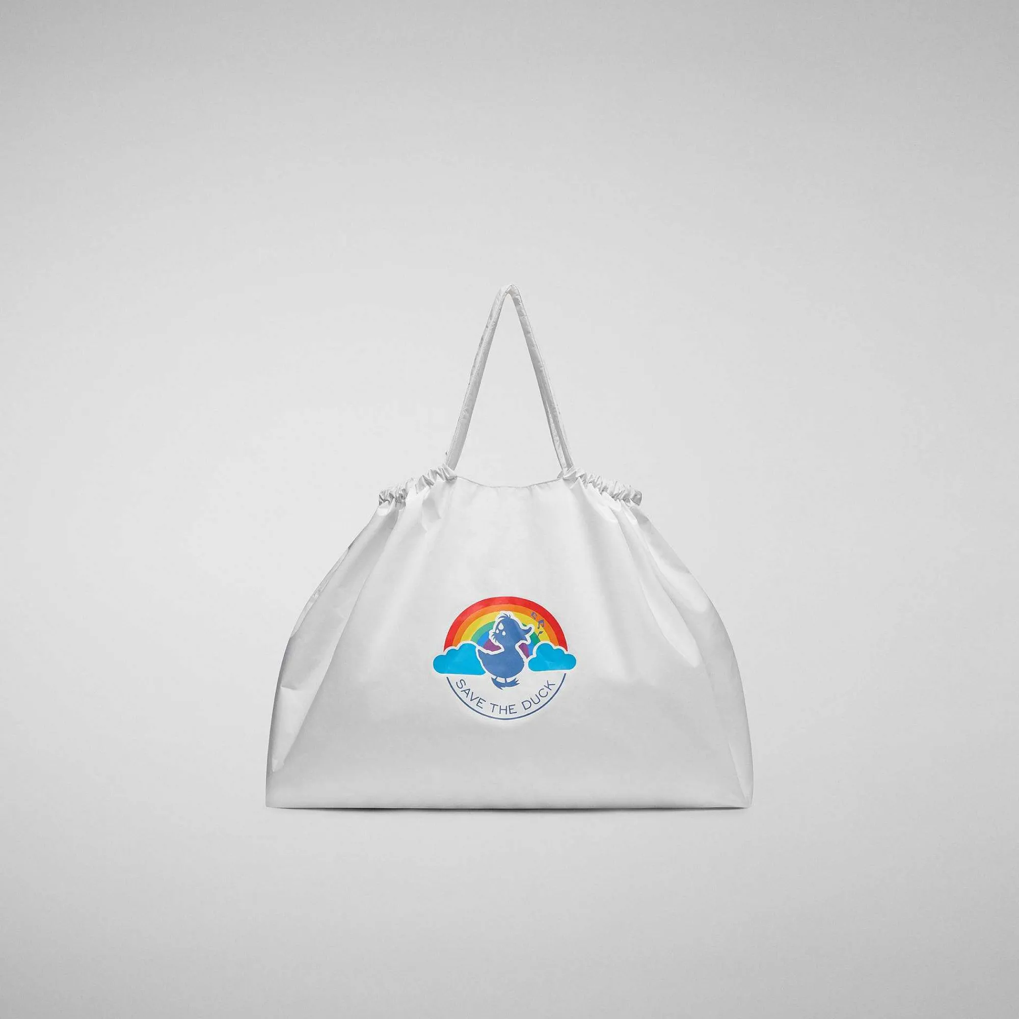 Kvinner Save The Duck Unisex Shopper Bag Lake I Hvit