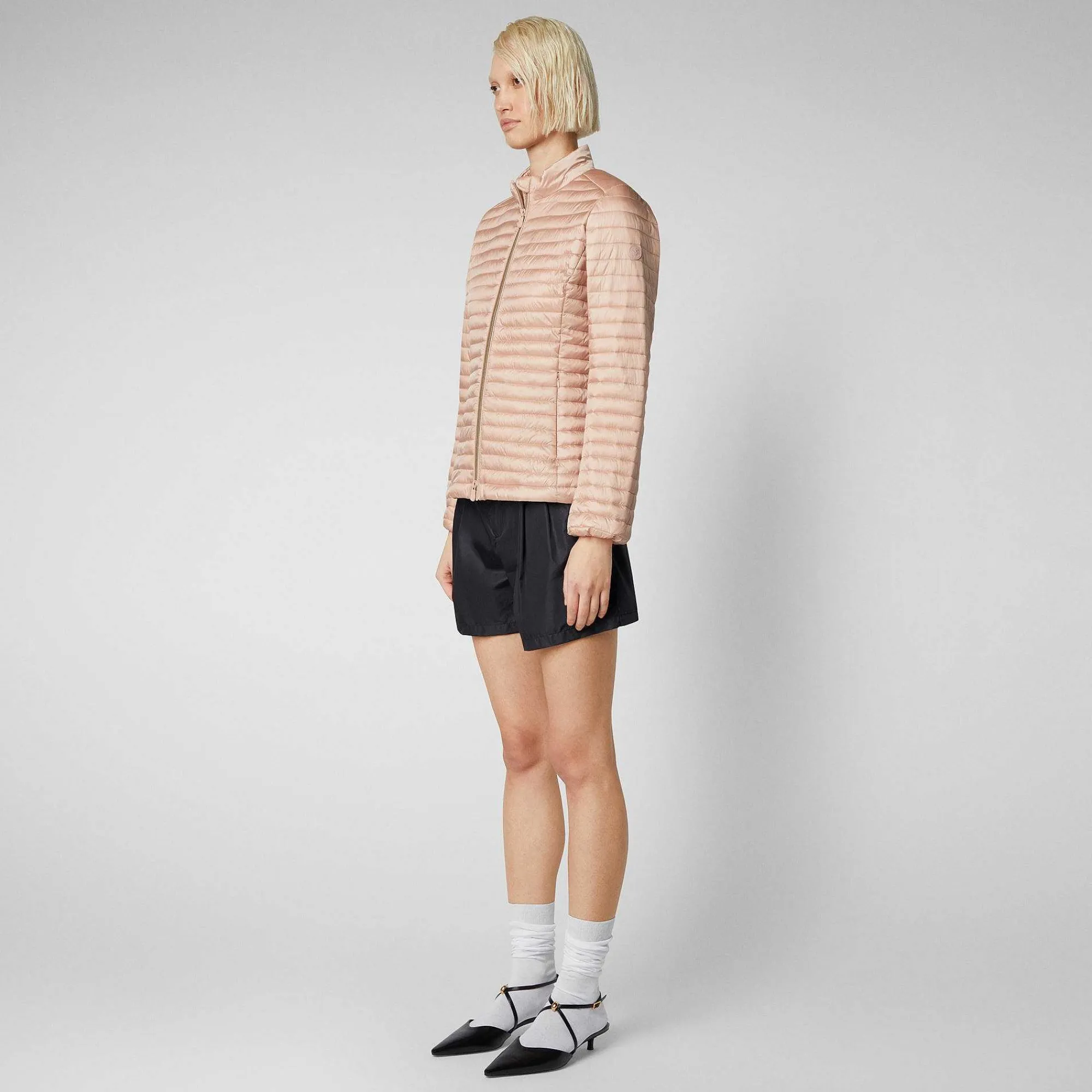 Kvinner Save The Duck Woman'S Animal Free Puffer Andreina I Powder Pink