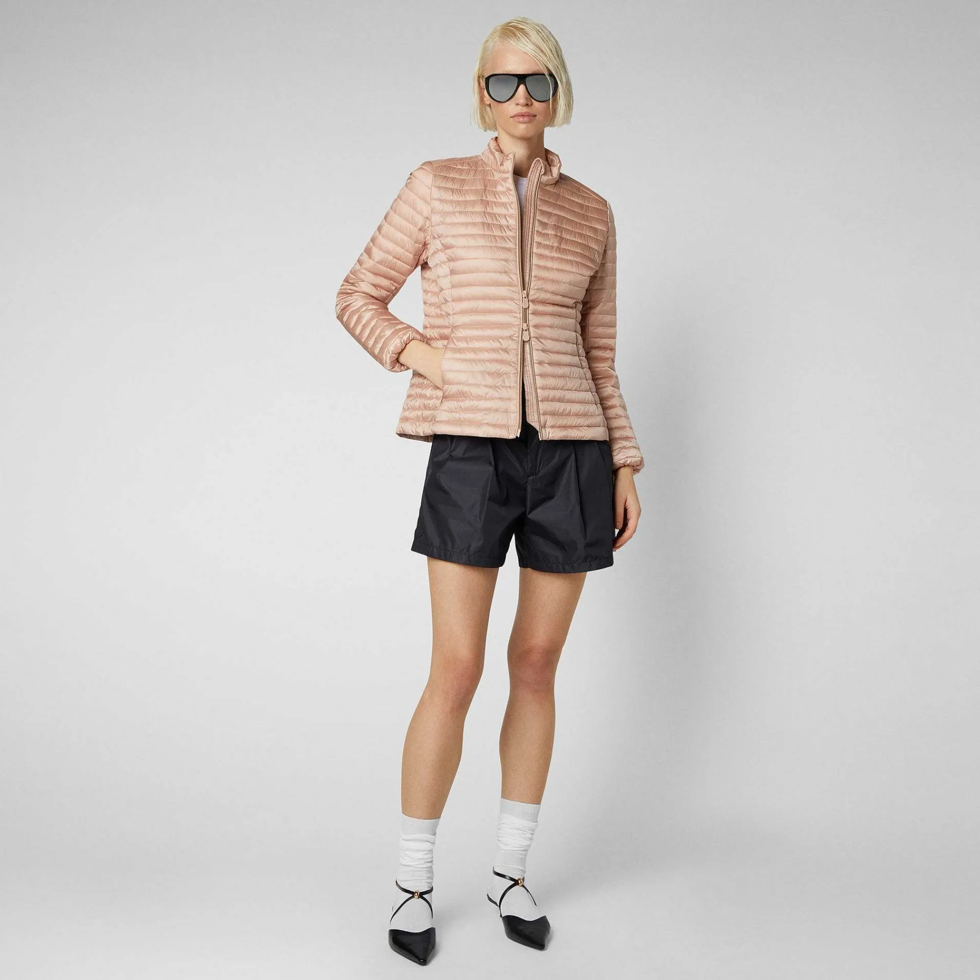 Kvinner Save The Duck Woman'S Animal Free Puffer Andreina I Powder Pink