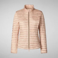 Kvinner Save The Duck Woman'S Animal Free Puffer Andreina I Powder Pink