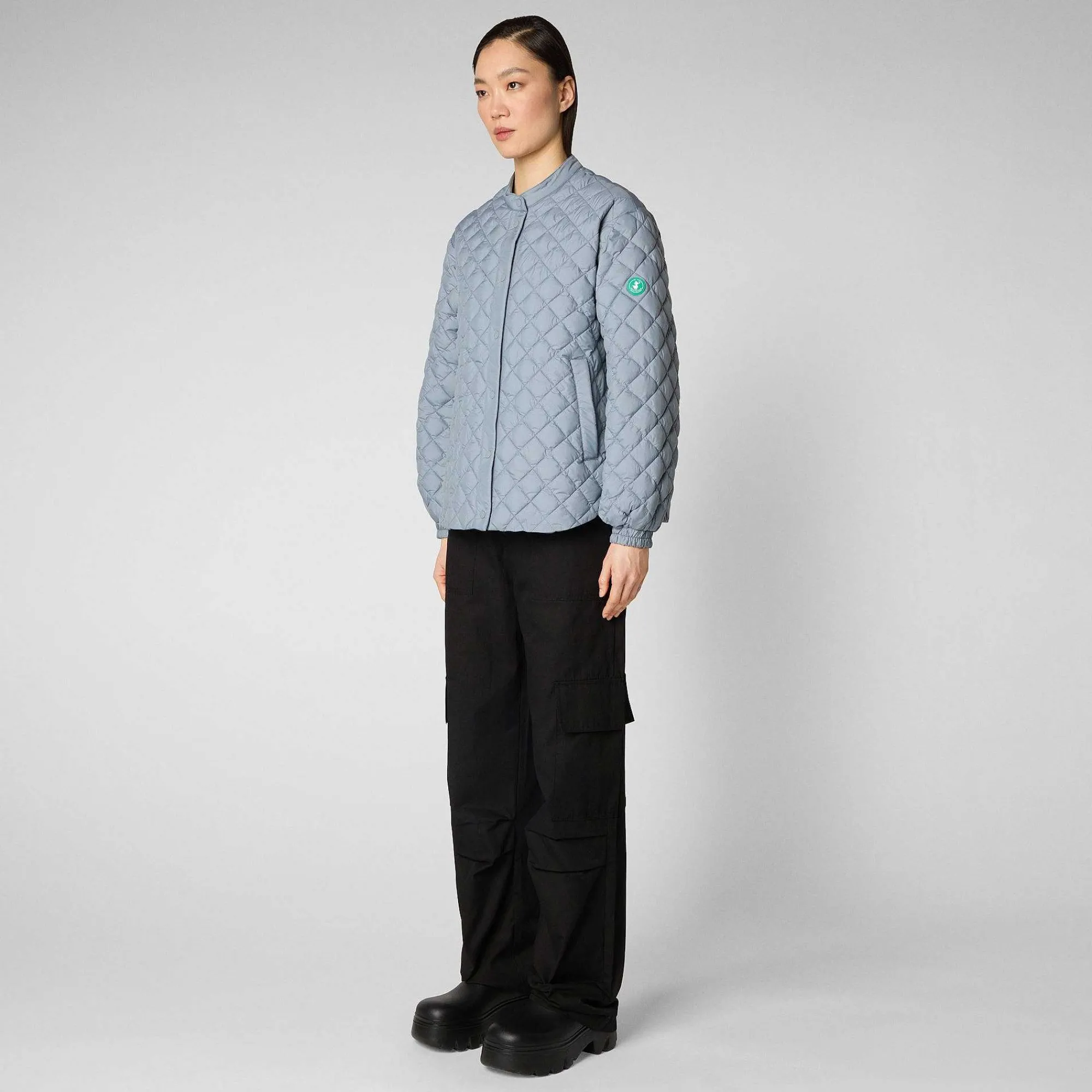 Kvinner Save The Duck Woman'S Animal Free Puffer Vesper I Regngra
