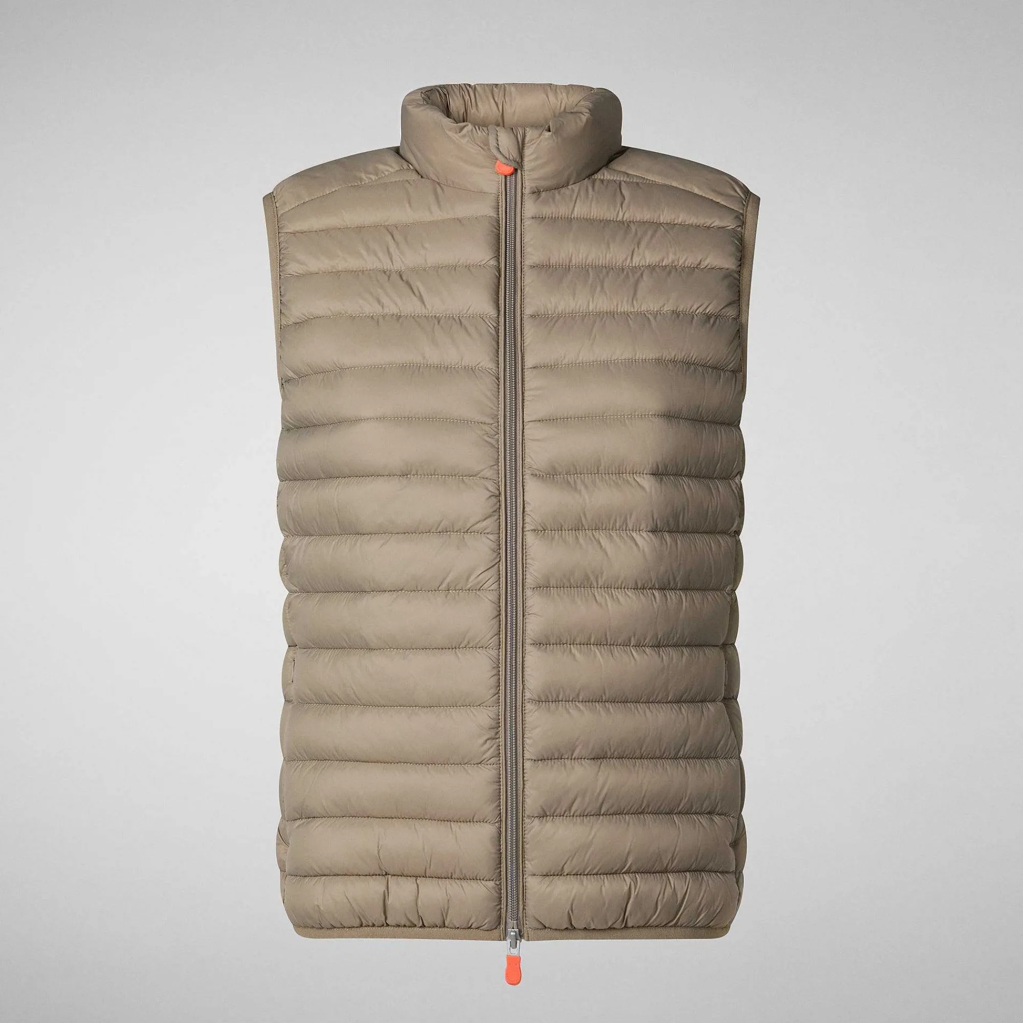 Kvinner Save The Duck Woman'S Quilted Gilet Charlotte I Elephant Grey